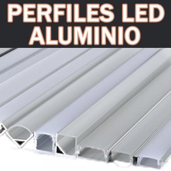 Perfil aluminio emportrable 17x7 mm para tiras LED