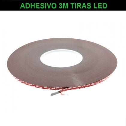 Cinta Adhesiva 3M para Tiras LED 8mm 33 Metros Aprox.
