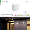 Detalles de aplique LED cubo para exterior en pared CCT 5W