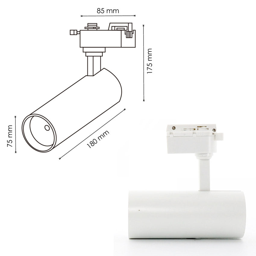 Foco LED Blanco Monofásico 30W CCT