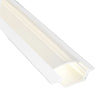 Perfil Aluminio Empotrar Aletas Micro Blanco para Tiras LED