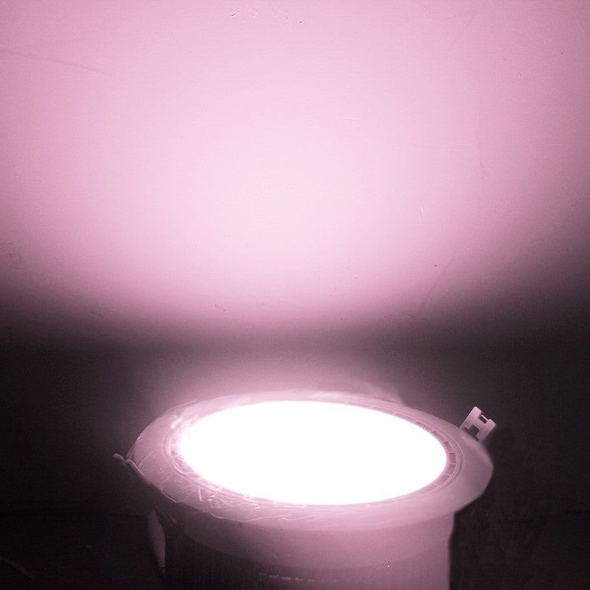 Downlight LED Redondo Blanco 50W Luz Morada