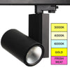 Foco Carril LED COB CREE 30W Negro F. Meanwell