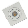 Empotrable LED Mini Cuadrado Blanco 3W Basculante