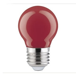 Bombilla LED E27 1W Luz Roja