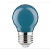 Bombilla LED E27 1W Luz Azul