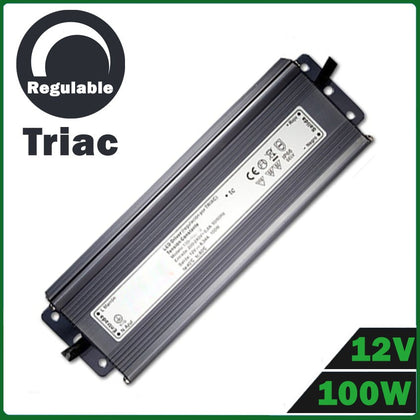 Fuente de Alimentación LED 100W 12V Regulable TRIAC