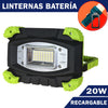 Proyector LED Exterior 20W Portátil con Batería Recargable USB