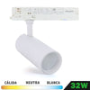 Foco Carril Philips Trifásico LED Blanco 32W