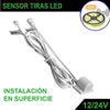 Sensor Superficie DC12V / 24V 2A Tiras LED