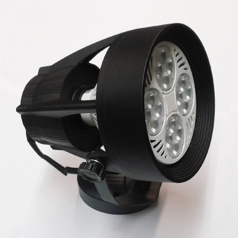 Foco LED Superficie Base PAR30 Blanco / Negro