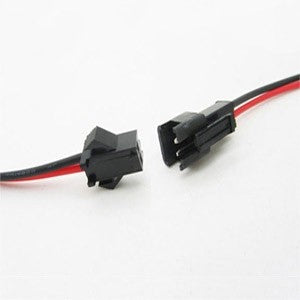 Conector 2 Pins Cable Rojo - Negro