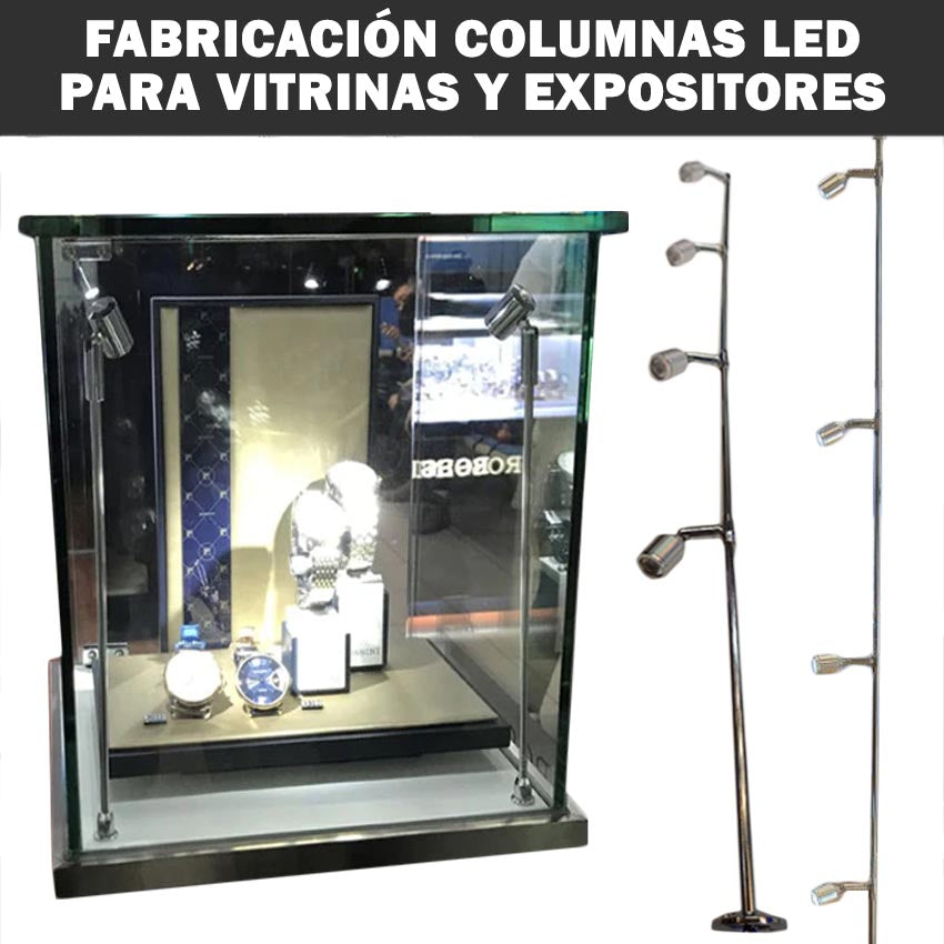 Fabricación a medida de Focos LED para Expositores y vitrinas