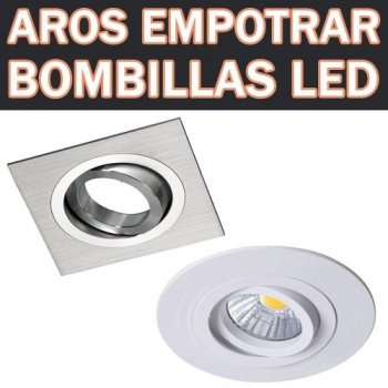 Aros Empotrar Bombillas LED