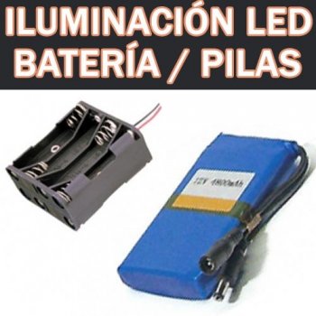 Iluminación LED Baterías / Pilas
