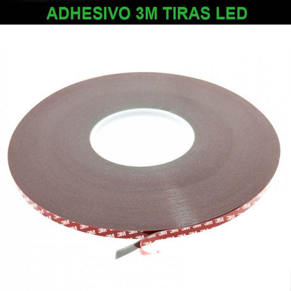 Cinta Adhesiva 3M para Tiras LED 10mm 33 Metros Aprox.