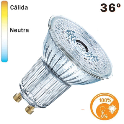 Bombilla LED radium 36 grados GU10 8,3W