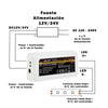 Controlador Tiras LED Monocolor por Zonas 12 / 24V 10A