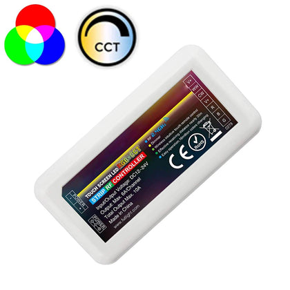 Controlador receptor RGB con luz blanca a cálidos