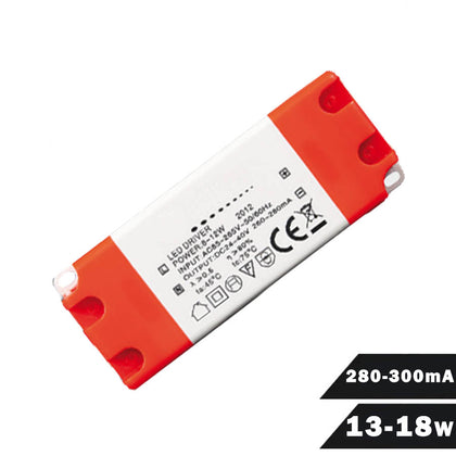 Driver paneles LED de 18W con 280 a 300 mA. 