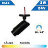 Foco Base Mini LED 24V 2W Zoom Expositores