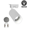 Foco Carril Trifásico Blanco Cilíndrico Long para GU10