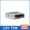 Fuente de alimentación Meanwell LED 12V 75W MW