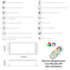 Controlador RGB RGBW RGBCCT WIFI Tiras LED 12V / 24V 20A