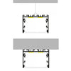 Perfil Aluminio Suspensión Grande 50 x 32mm