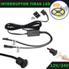 Interruptor Táctil Tiras LED  DC12V / 24V 4A Empotrar