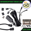 Interruptor Sensor Puerta Doble Tiras LED  DC12V / 24V 4A Empotrar