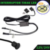 Interruptor Táctil Tiras LED  DC12V / 24V 4A Empotrar