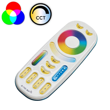 Mando a distancia RF RGB multicolor y CCT cambio tonalidad de luz