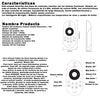 Carácteristicas de mando por zonas de tipo monocolor milight CCT