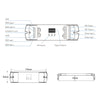Controlador DMX512 Monocolor 1 Canal 12 / 24V 15A Tiras Monocolor