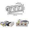 Foco Rectangular Mini LED 15W Blanco CCT 3 Luces