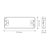 Fuente Alimentación LED Plana IP20 24V 12W