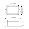 Fuente Alimentación LED Mini IP66 24V 6W
