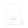 Plafón LED 20W Blanco 330mm con Sensor Microondas