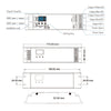Controlador Programador LED DMX512 RGB 4x8A 12/24V