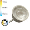 Bombilla LED plana para techos bajos 50mm , para instalar en focos
