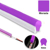Neón Dual Doble Flexible 6mm LED 8W 12V Color Morada