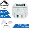 Regulador Pulsador LED Max 300W 220V