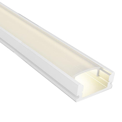 Perfil Aluminio Micro Blanco Lacado para Tiras LED