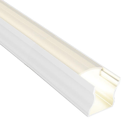 Perfil Aluminio Alto Blanco Lacado para Tiras LED