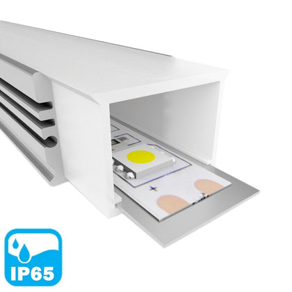 Perfil para exterior IP65 para tiras de LED