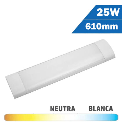 Regleta Blanca LED 25W 61cm