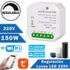 Regulador Dimmer LED WIFI APP Pastilla 220V 150W