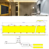 Tira LED 24V 40W COB Ancha 30mm