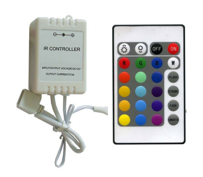 Controlador RGB 12V Cambio de Color Mando a Distancia